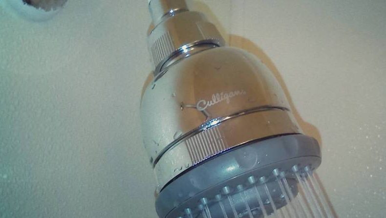 pure action shower head installation