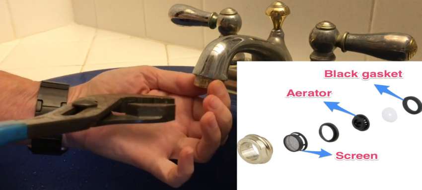 low water pressure from kitchen sink