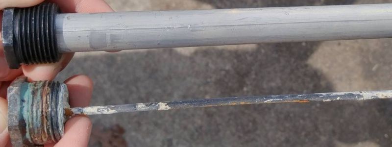 Anode rod replacement