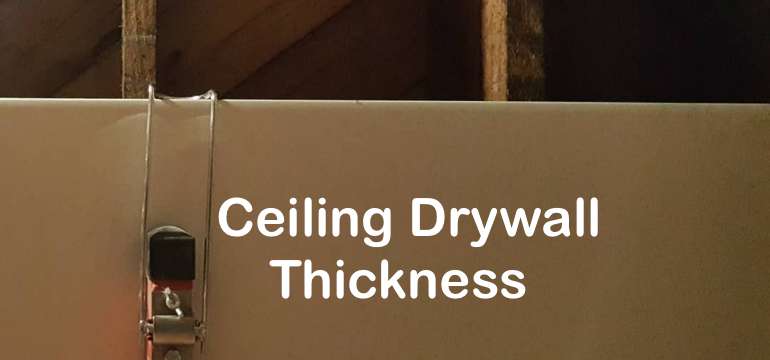 Ceiling Drywall Thickness - What Are The Sizes Of Drywall