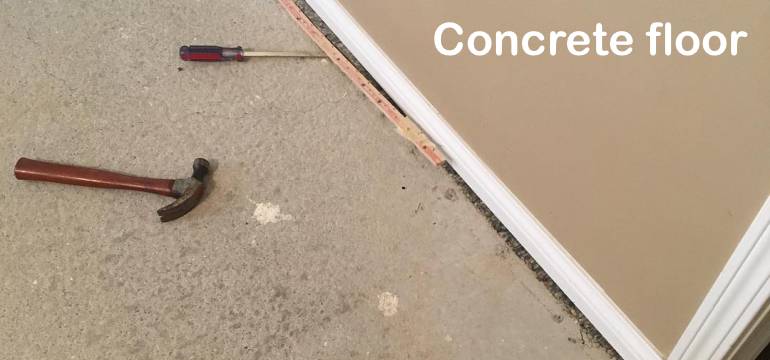 HOW TO GRIPPER/TACK STRIP CONCRETE FLOORS FOR CARPET #carpet #flooring  #homeimprovement #diy #howto 