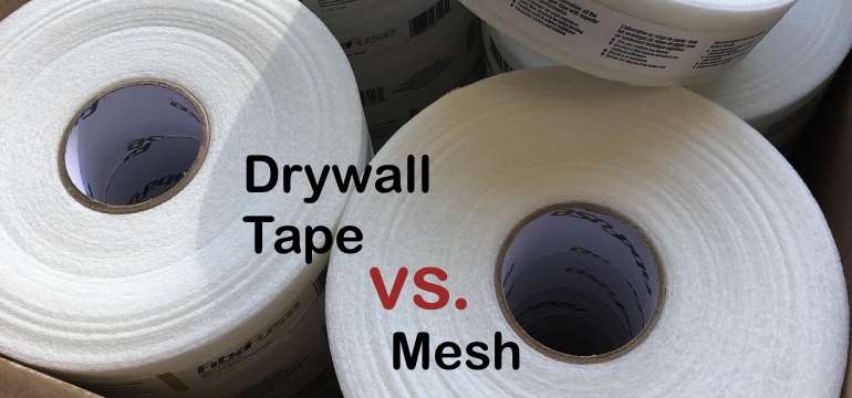 Drywall Paper Tape Vs Mesh Which Is The Better Choice - How To Use Mesh Tape For Drywall