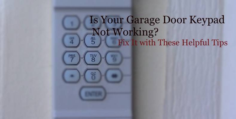 change code on craftsman garage door keypad
