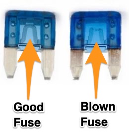 40 amp fuse blown