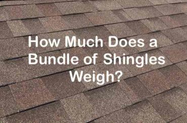 materials bundle shingles much does h2ouse weigh