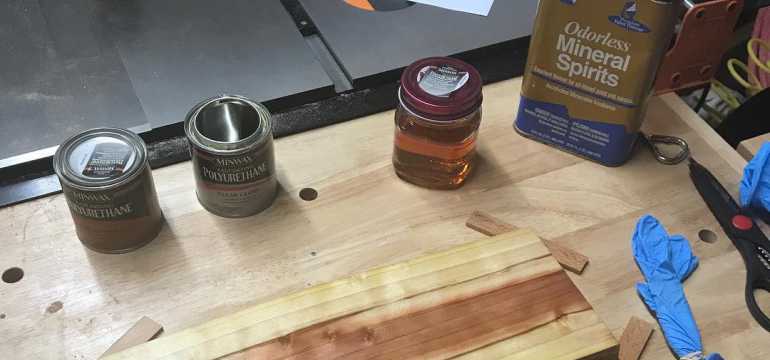 Mineral spirits on cutting board help!