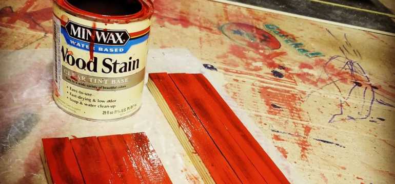 minwax stain dry time