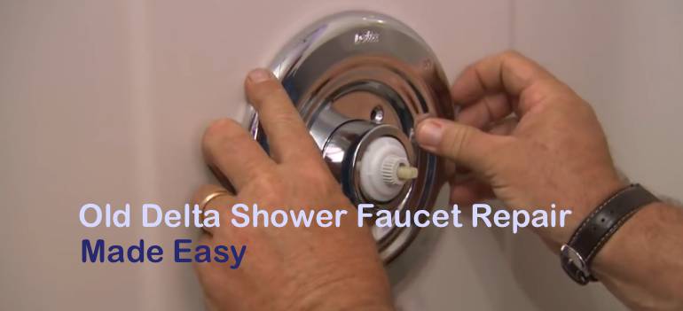 Old Delta Shower Faucet Repair Made Easy - Repair Delta Bathroom Faucet Handle
