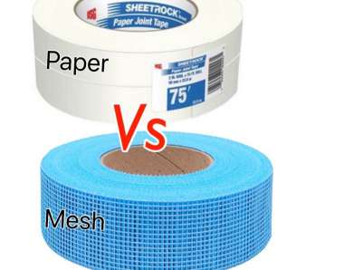 mesh drywall tape vs paper