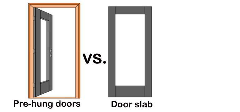 Pre-Hung vs. Slab Doors: What You Need to Know