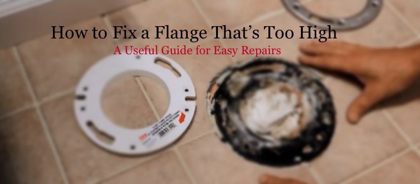 How to Lower Toilet Flange 