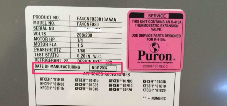 Trane Furnace Age: How To Read The Serial Number