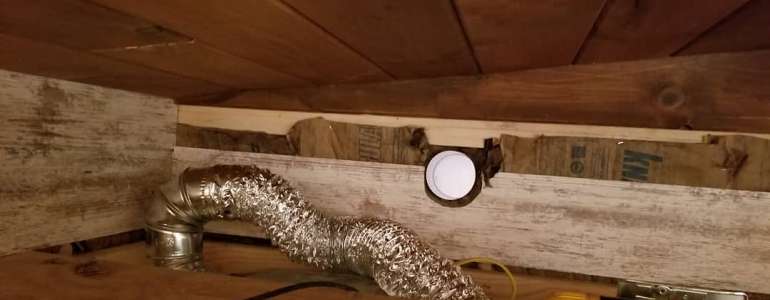 using dryer vent for portable ac