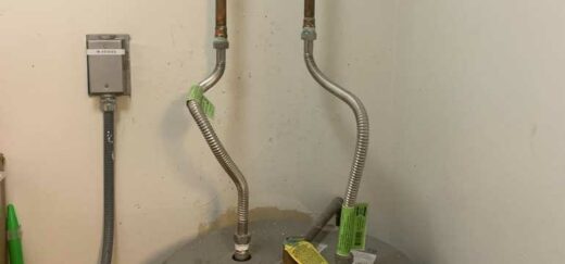 If You Have No Hot Water Pressure Here S What You Should Do   Water Heater Supply Lines 520x243 